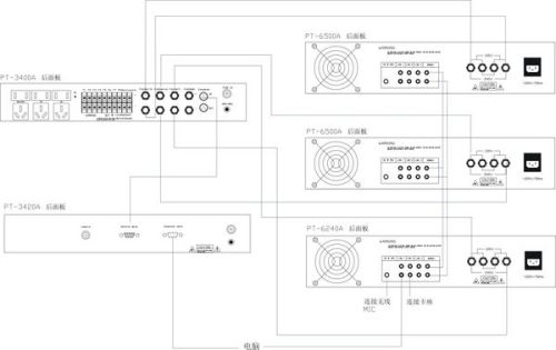 公共广播系统接线详解